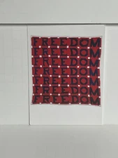 Postcard Freedom Quilt Artist Jessie B. Telfair Parrott Georgia GA Continental