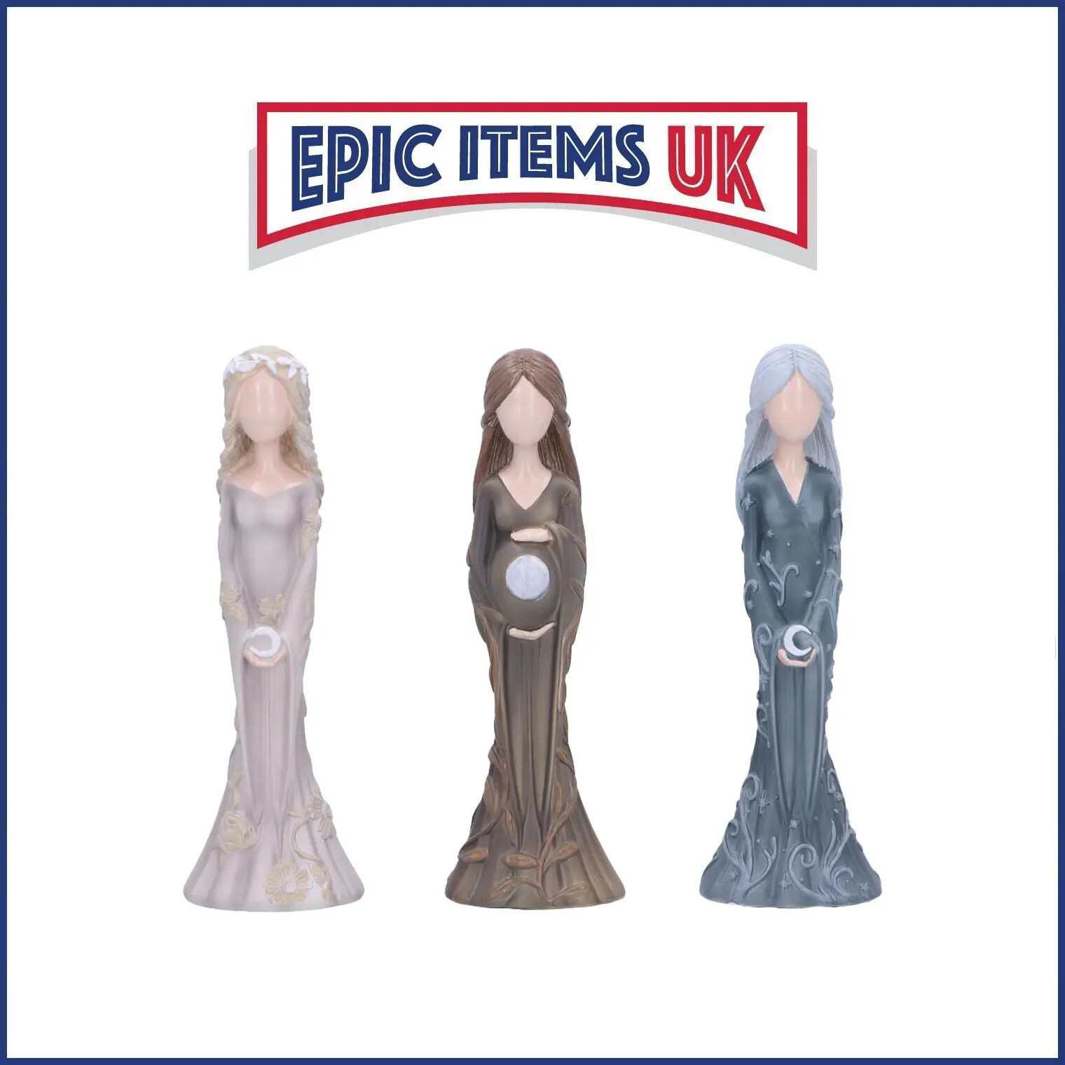 Nemesis Now Wiccan Aspects of Maiden, Mother and Crone Figurines 15cm - IN STOCK