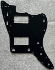 Custom For Fender US Jazzmaster With PAF Pickups Guitar Pickguard 3-Ply Black