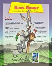 USPS Page 3137 Bugs Bunny Warner Brother Cancellation Burbank, Calif.