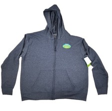 Hanes Full-Zip Hoodie Sweatshirt Blue Womens ComfortSoft Pockets Soft XL