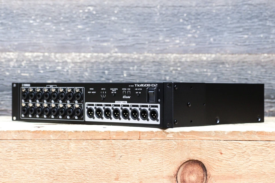 Yamaha Tio1608-D2 Audio Interface 16 mic/line Inputs Dante Stagebox I/O Rack - Image 2 of 4
