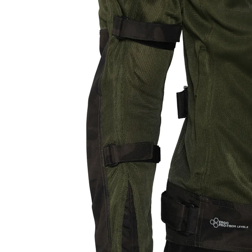 "CHAQUETA DE MONTAR ROYAL ENFIELD ""STREETWIND V3 - OLIVA" - Imagen 8 de 16