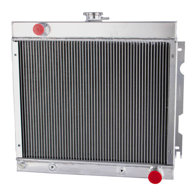 For 1970-1972 Dodge Dart Plymouth Duster Valiant Cars V8 3 ROW Aluminum Radiator