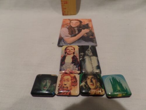VINTAGE "THE WIZARD OF OZ" REFRIGERATOR MAGNETS--LOT OF 7 - Picture 1 of 5