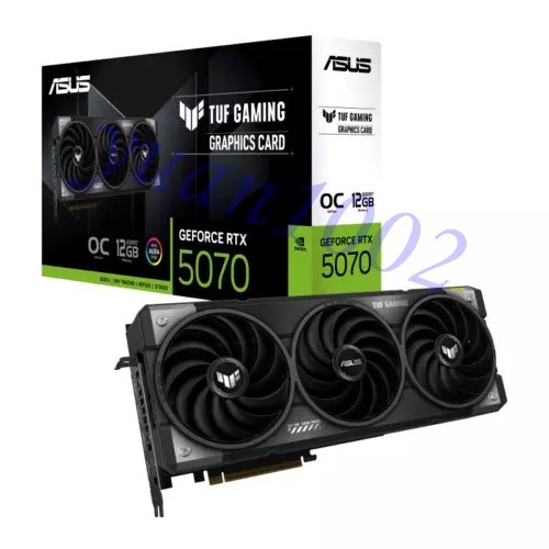 NEW ASUS TUF RTX5070 O12G GAMING Graphics card Fast FedEx or DHL - Picture 3 of 5