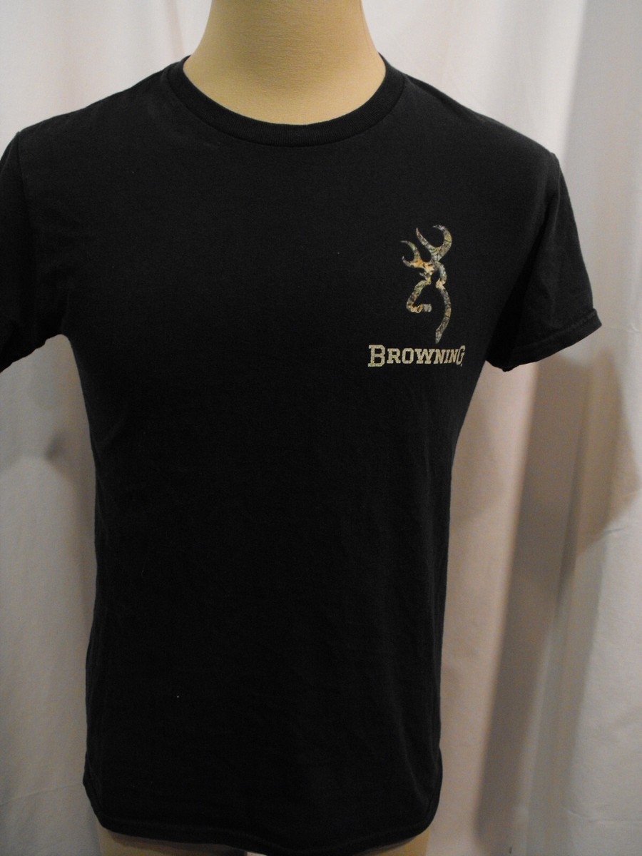 Browning Firearms Black T Shirt Men's S Great Look