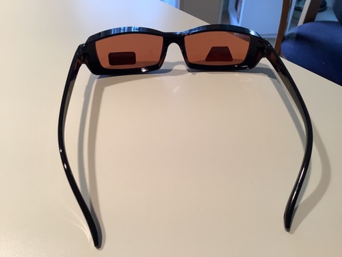 Maxx HD Sunglasses Black Golf Driving Amber Lens High Definition Polarized Pick - Picture 5 of 33