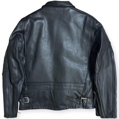 Schott Made In The Usa 441 Leather Jacket With Boa Liner Black 40 