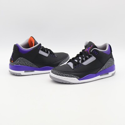 CT8532-050 Nike Air Jordan 3 Retro Black Court Purple Cement