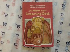 The Three Investigators Mystery of the Screaming Clock Alfred Hitchcock PB VTG 