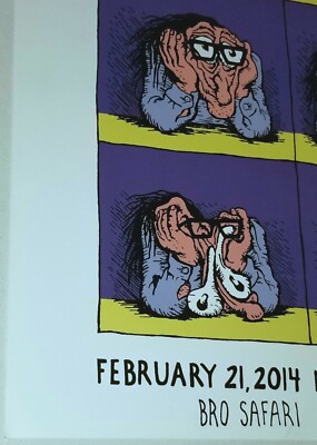 SKRILLEX CONCERT POSTER LIMITED ED PRINT EDM DJ JACK BEATs electro