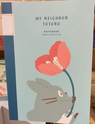Mein Nachbar Totoro B6 Notizbuch Grafikraster Memo Block Studio Ghibli Neu JP