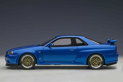 【驚きの値段で】 GT-R SKYLINE NISSAN 1/18 AUTOart R34 LM BBS w II SPEC V 乗用車