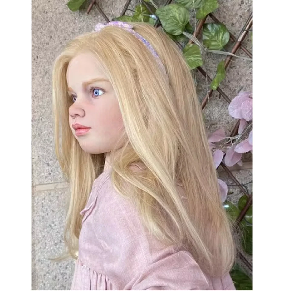 40in Huge Reborn Doll Gabriella Painted Kit + Cloth Body Connectors Toddler Girl - Image 4 of 4