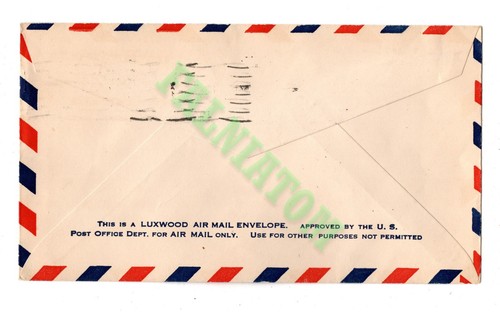 Correo aéreo 1931 primer vuelo Little Rock Arkansas cubierta FDC 5 centavos - Imagen 2 de 2