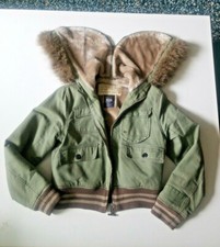 G-star Raw Chopper Lined And Hooded Bomber In Military Green Cotton Size S