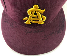 2009 Arizona State Baseball Hat with 8 Autographs: Jason Kipnis & Kole Calhoun