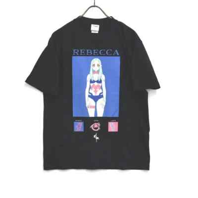 Cyberpunk Edgerunners Rebecca T-shirt Black XL Size Unisex Trigger Japan Cosplay