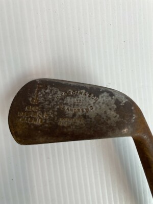 Antique R. FORGAN & SON St. Andrews Iron Wood Shaft Golf Club RARE