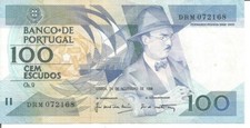 PORTUGAL 100$00 ESCUDOS 24/11/1988 Ch.9
