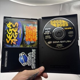 Sega Saturn PAL Sega Ages Vol 1 Complete In Box Including Manual