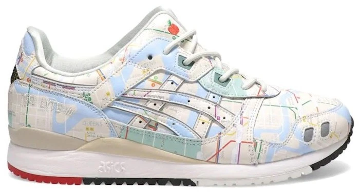 atmos x ASICS Gel Lyte 3 OG Aged Map for Sale | Authenticity