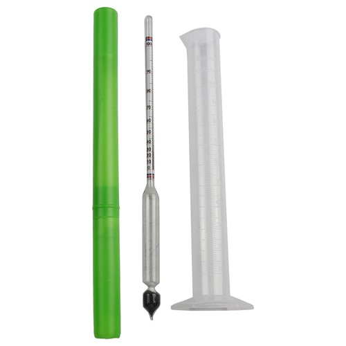 Idrometro A Spirito Stevenson Reeves S1410 Per Distillazione Domestica, Scala 0-100% Alcool, 23 Cm - 2