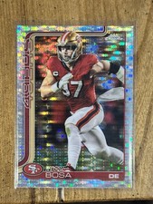 Nick Bosa 2026 Topps Chrome Silver Pulsar #264 San Francisco 49ers