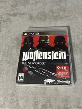 Wolfenstein: The New Order (Sony PlayStation 3, 2014) PS3 Complete CIB Mint