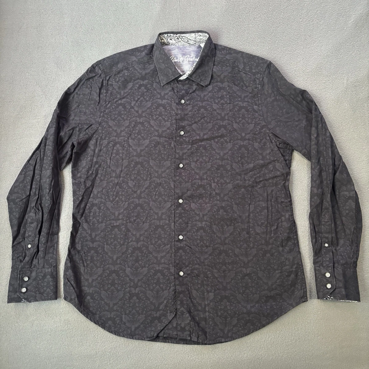 Chemise Robert Graham XL Édition Limitée – Conway Paisley, Multicolore, Occasion Parfait État