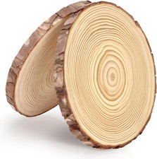 25cm Large Natural Wood Log Slice Tree Bark For Centerpiece CRAFTS Wedding Decor