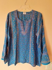 Indian Tunic Kurthi with hand embroidery and sequence