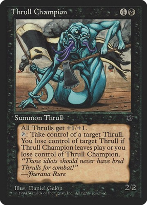 #ad #ad Thrull Champion # HP Fallen Empires MTG $3.99