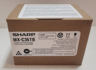 Genuine OEM Sharp MX-C35TB Black Toner Cartridge 42C1847-002-6112248 Brand New