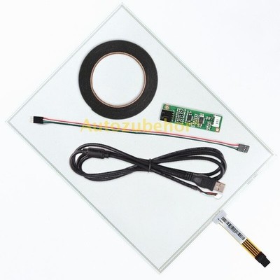 Brand New Universal 15'' 5-Wire 4:3 Resistance Touch Screen Kit 322 *bn