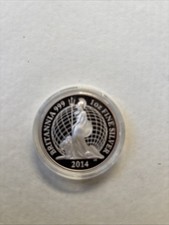 2014 UK Britannia Silver 1oz Proof £2 Coin