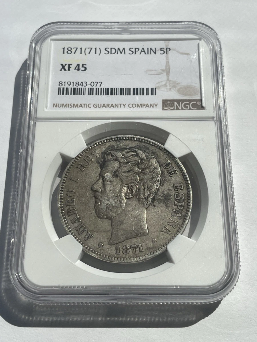1871 Year Spanish Coins for sale | eBay
