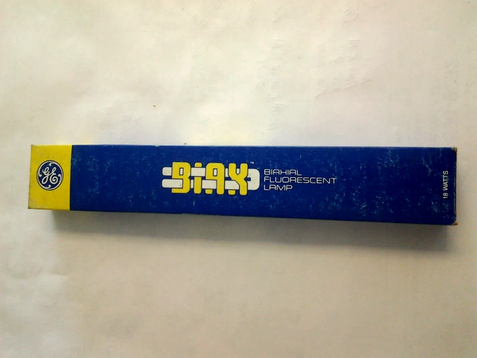 GE F18BX/SPX35 18W SPX35 COLOR 4PIN BIAXIAL FLUOR LAMP TWIN TUBE - Image 3 of 3