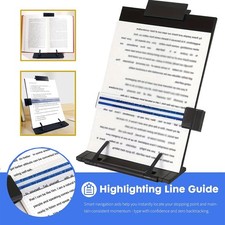 Desktop Document Holder Paper Holder Stand for Desk Typing Angle Adjustable