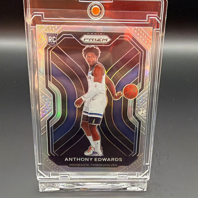 Panini 2020-21 Prizm Basketball Anthony Edwards RC Rookie #258 Timberwolves
