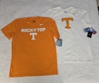 Nike lot of 2 Tn Tennessee Vols Volunteers t-shirts tee DriFit New! white orange