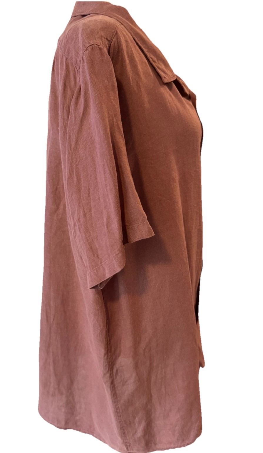 Impure Alternative Basic 100% Linen Button Up Cla… - image 2