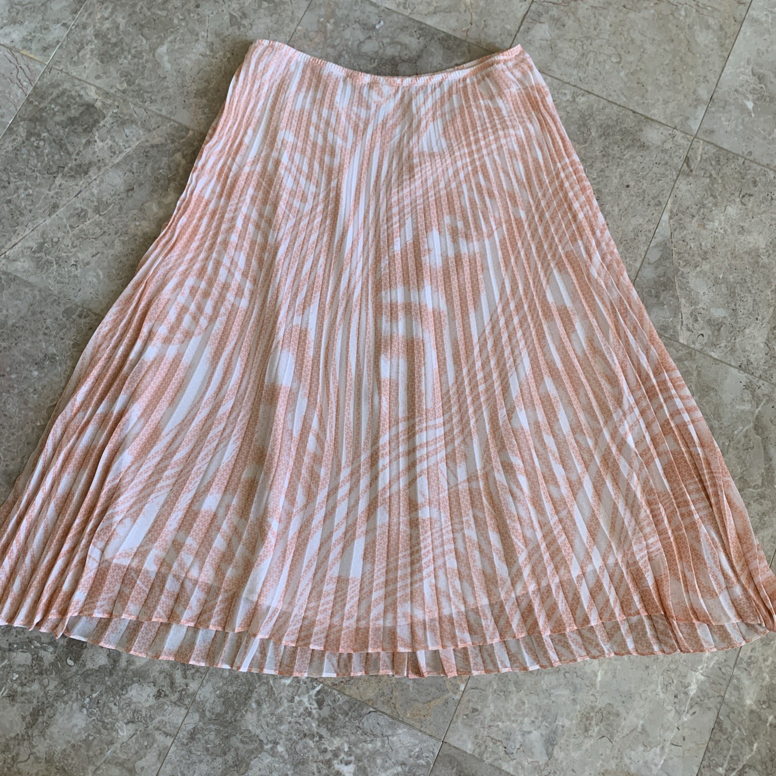 RUBY RD Women's Orange Polyester Pleated Maxi Lon… - image 6