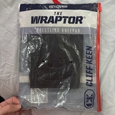 Cliff Keen Wraptor 2.0 Wrestling Kneepad M Black Padded & asics ear covers