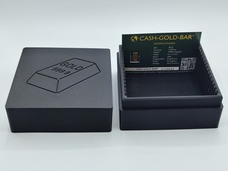 CGB CASH GOLD BAR® 2013 – 1/100 oz .9999 Feingold – Springbock – MIT Sammelbox