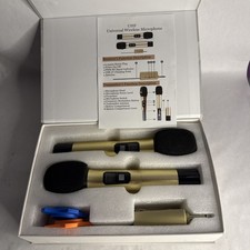 Professional 2 Universal Wireless Microphone Cordless Duel Handheld System