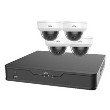 Uniview 4CH NVR - 1TB with 4 x 4MP Lite Dome IP Security Camera