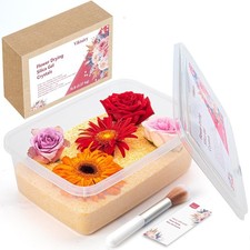 Silica Gel Flower Drying Crystals 5lbs Kit, Reusable Fine Bead,