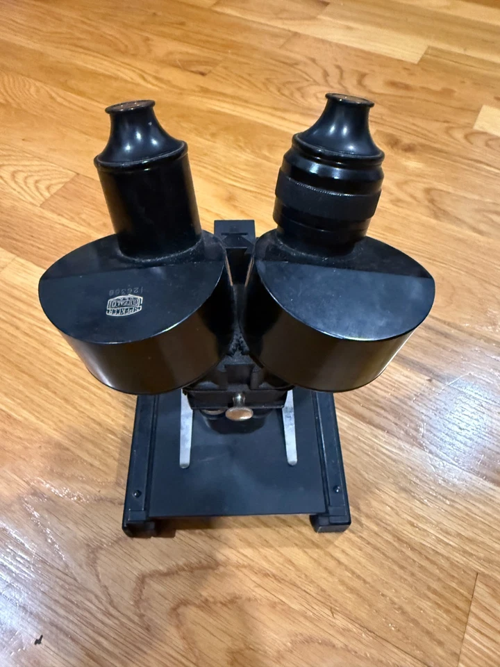 Antique Spencer Model 45 Binocular Microscope 1920s Buffalo NY USA Vintage Lab - Image 4 of 4